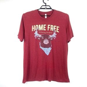 Bella Canvas Home Free Country Christmas Shirt XL